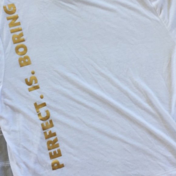 Sam Edelman “PERFECT IS BORING” T-shirt - Picture 4 of 6